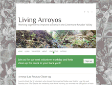 Tablet Screenshot of livingarroyos.org
